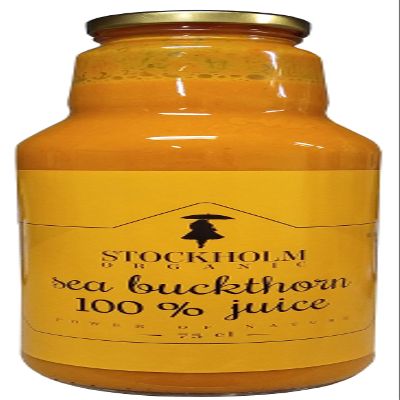 100% Organic Sea Buckthorn juice with no additives, 750 ml