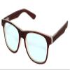 4sold Rubi Spring Hinges Classic Retro Style Computer Blue Light Blocking Glasses Anti Glare Fatigue Blocking Headaches Eye Strain Safety for Computer/Phone Transparent (Brown, 1.00) view 1