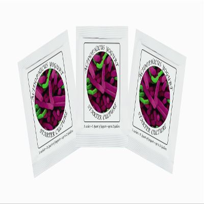 Yogurt Starter Cultures - Pack of 3 Freeze-Dried Culture Sachets for Acidophilus Yogurt