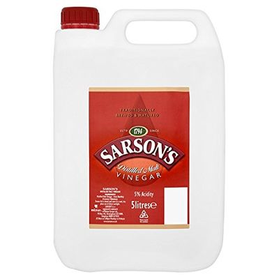 Sarson's Distilled Malt Vinegar 5 litres (Pack of 2 x 5ltr)