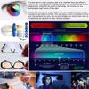 4sold Slim Men Women Classic Retro Style Computer Glasses Computer Blue Light Blocking Glasses, Anti Glare Fatigue Blocking Headaches Eye Strain Safety Glasses for Computer/Phone Transparent view 4