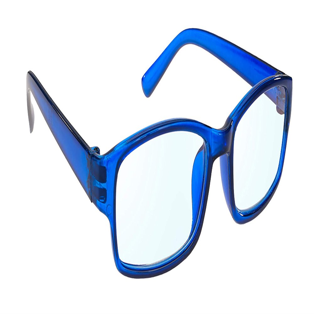 4sold Slim Men Women Classic Retro Style Computer Glasses Computer Blue Light Blocking Glasses, Anti Glare Fatigue Blocking Headaches Eye Strain Safety Glasses for Computer/Phone Transparent