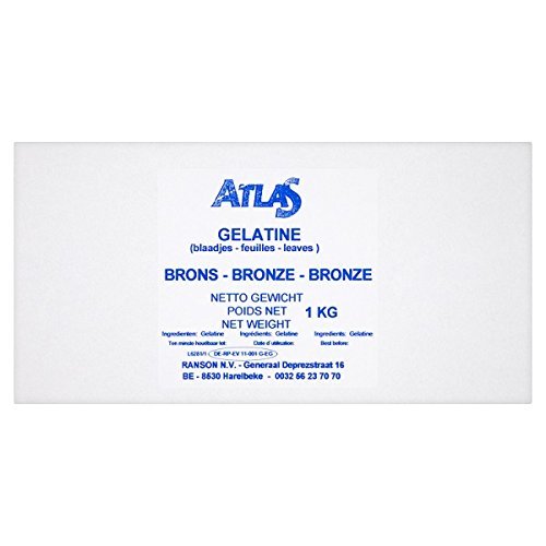 Atlas Gelatine Leaves Bronze 1kg (Pack of 1kg)
