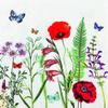 20 Napkins Blooming Meadow / Garden / Flowers / Summer 33 x 33 cm view 1