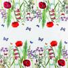 20 Napkins Blooming Meadow / Garden / Flowers / Summer 33 x 33 cm view 2