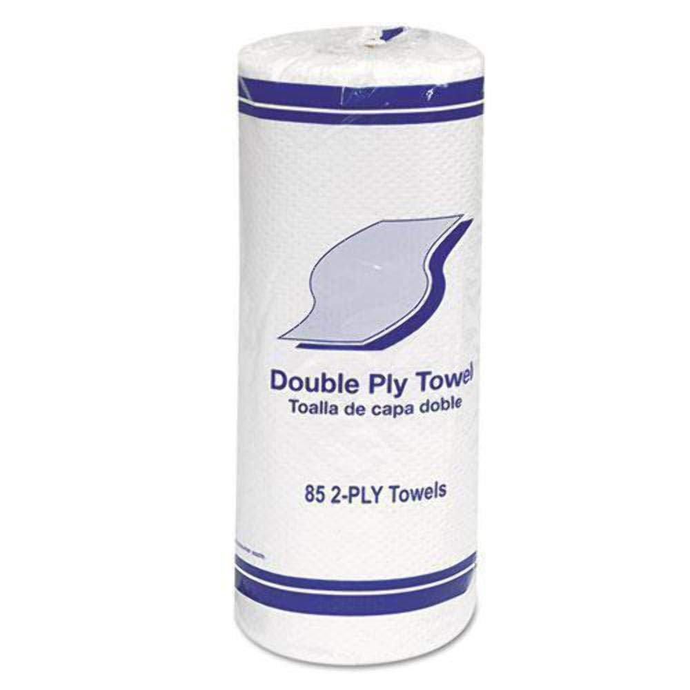Whitehall 415593 Kitchen Roll Towels, 2-ply, 11, White, 85/roll, 30 Rolls/carton