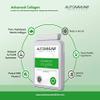 Advanced Collagen V2.Type I, II, III, V and X Hydrolysed Collagen Supplement with Vitamin C, L-glycine and Protease. 60 Easy-To-Swallow Capsules. For Healthier Skin, Joints & Gut. view 2