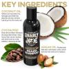 Gnarly Joe 100% Natural African Black Soap Beard Shampoo with Argan Oil, Coconut Oil and Shea Butter - Ideal for Sensitive Skin view 3
