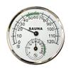 5-inch Dial Thermometer Hygrometer Metal Plastic Housing Sauna Room Hygro-Thermometer view 1