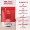 HYBRID HERBS  Organic REISHI Mushroom Powder 10X Strength - Natural Supplement for Immunity, Skin, Stress & Sleep Support with Beta Glucans & Terpenes | HIGH Potency 10:1 Extract - 56 Serving (56g) view 3