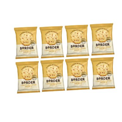 Sweet Memories Butterscotch Crunch - Mini Packs Of 2 Border Biscuits (Pack of 8)