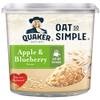 Quaker Oat So Simple Apple and Blueberry Porridge Pots - 8x57g view 2