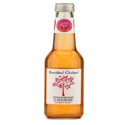 Breckland Orchard | Strawberry and Rhubarb Posh Pop | 275ml x 12 Bottles