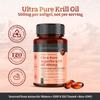 Ultra Pure Superba Krill Oil 500mg x 240 Capsules (2 Bottles) - sourced in The unpolluted Waters of The Antarctic. Providing a Rich Supply of Astaxanthin and Omega 3 view 4