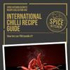 Spice Kitchen International Chilli Collection presentation gift set - 7 different types of Chillies, stainless steel spice and chilli storage tin, handmade Silk Sari wrap cover view 2