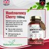 180 Montmorency Cherry Vegan Friendly Capsules, High Strength 1100mg Montmorency Cherries, UK Manufactured to GMP Standards by Natural Answers view 2