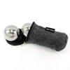Top Chi 1 lb. 1.5 Inch Solid Stainless Steel Baoding Balls with Carry Pouch. Non-Chiming Chinese Health Balls for Hand Therapy, Exercise, and Stress Relief view 2