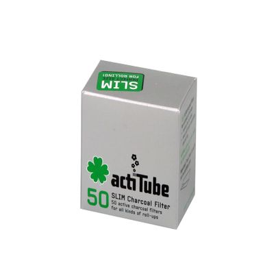 actiTube Slim Activated Carbon Filter 2 x 50 Pieces 100 Filters