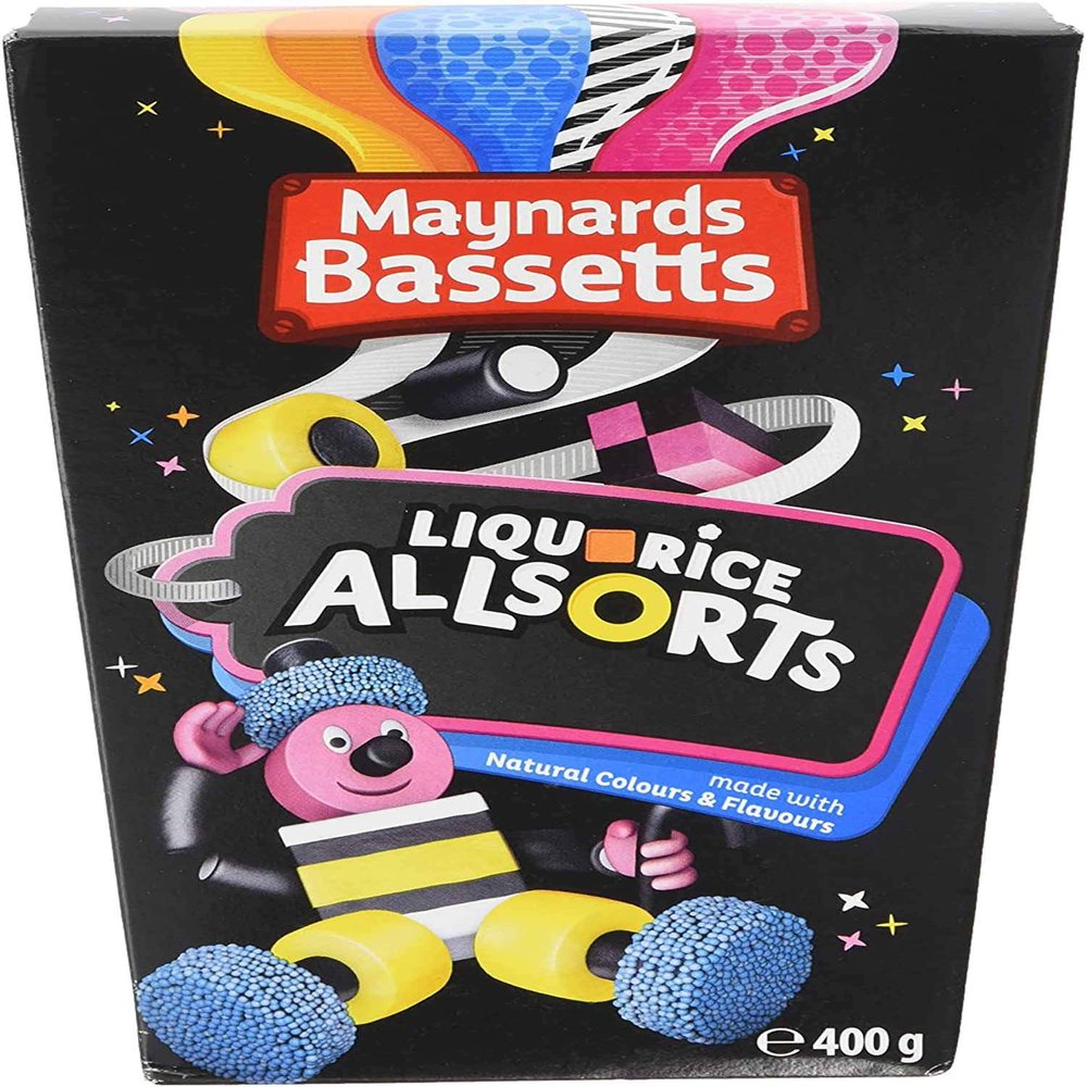 Bassetts Liquorice Allsorts Carton 400g