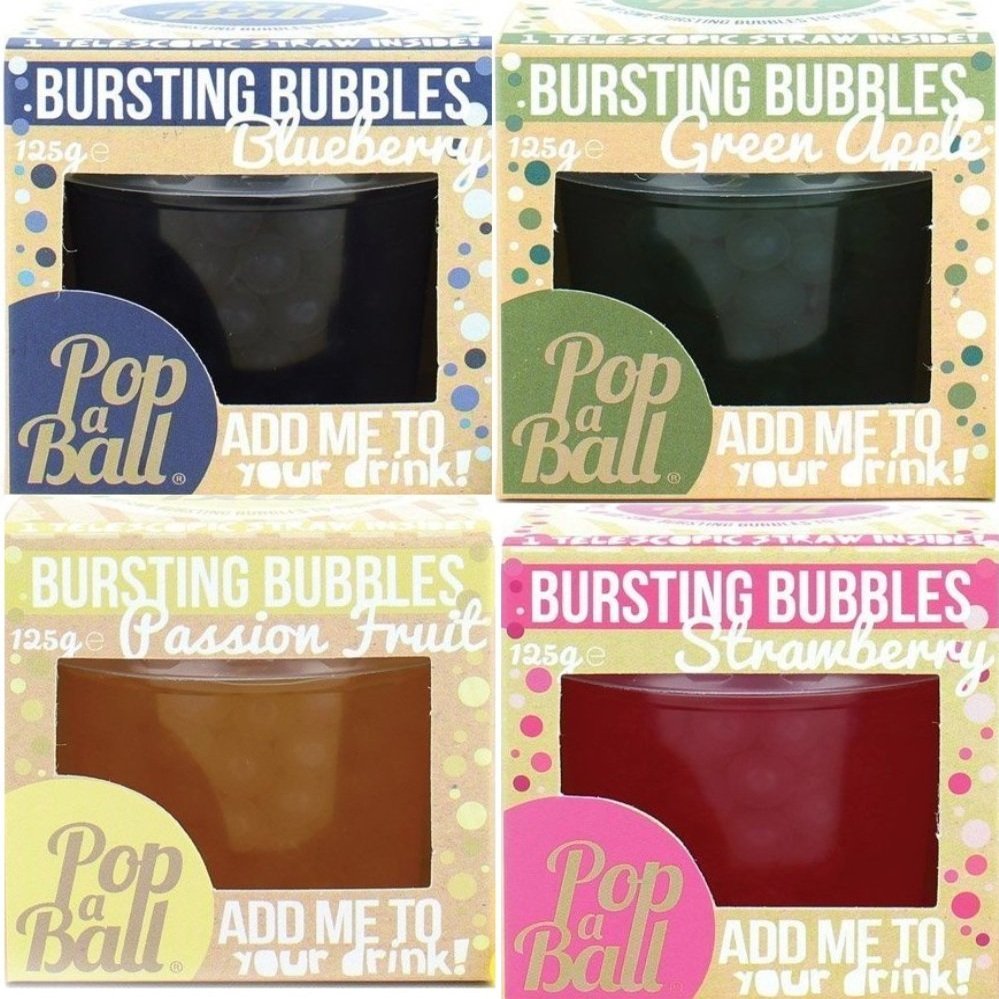 4 Popping Boba for Bubble Tea Selection Pack