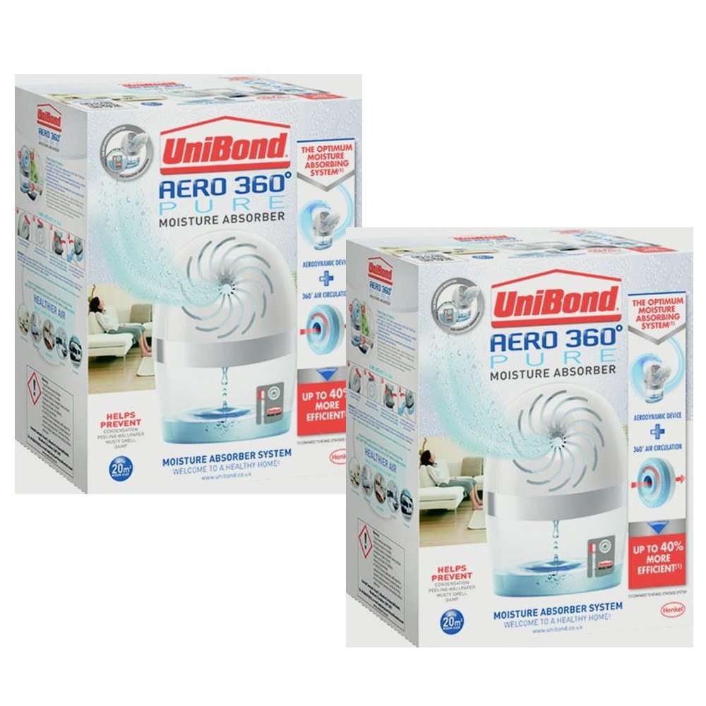 UniBond Aero 360 Pure Moisture Absorber Device (2X Stand Alone)