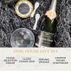 Caspian Caviar House Fizz Gift Set 250g | Luxury Caviar & Champagne Gift Box with Glass Bowl & Spoons | Premium Siberian Sturgeon Caviar | Elegant Magnetic Gift Packaging view 2