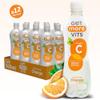 Get More Vits - Vitamin C Sparkling Orange Flavoured Spring Water (12 x 500ml), Sugar-Free, Low-Calorie, Stronger Immune System, Faster Iron Absorption, Tangy, Refreshingly-Fizzy, Vegetarian, Vegan view 2