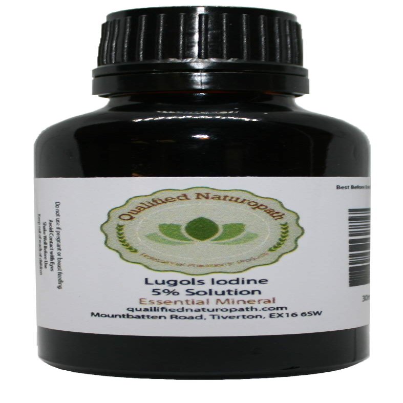 Lugols Iodine Solution 5% - 30ml - with Dripper/Dropper Top