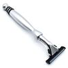 Taconic Shave's Heavyweight Chrome Gillette Sensor Compatible Razor - One Razor Blade Included view 1