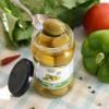 KORVEL Whole Green Olives Greek Table Olives in Brine, 290g (10.2oz) Glass Jar view 2