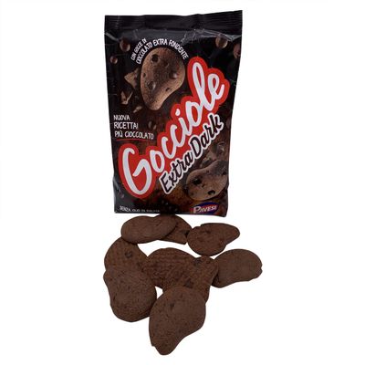 3X Pavesi Gocciole Biscuits Cookies with Extra Dark Chocolate 400g