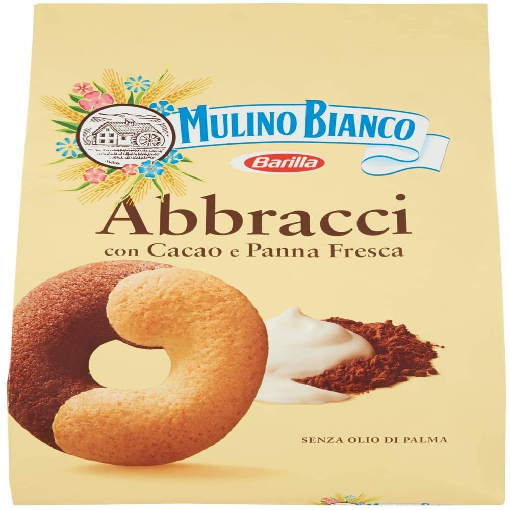 3xMulino Bianco Abbracci Italian Biscuits Cookies 350g