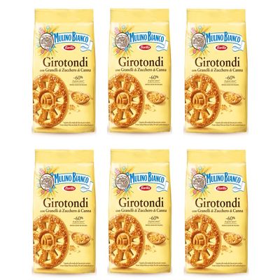 6 x Mulino Bianco Girotondi biscuits, 350 g, butter biscuits, biscuits, biscuits, cakes, brioche