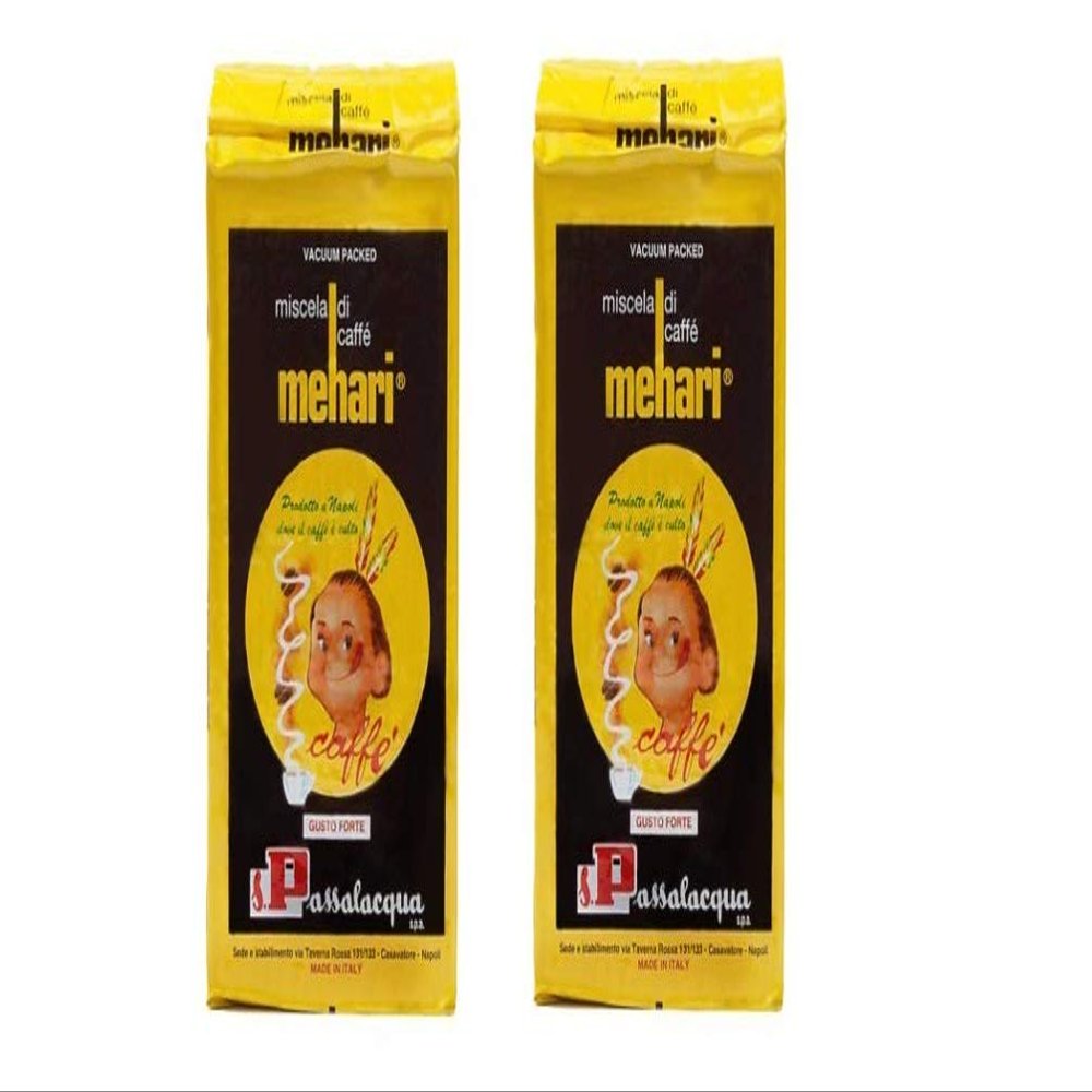 2X Passalacqua Mehari Ground Italian Coffee Espresso 250g