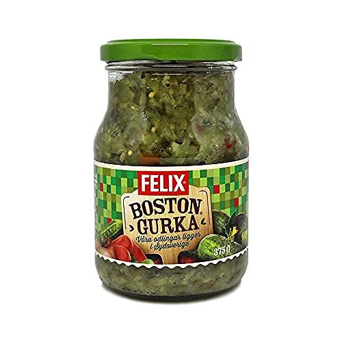 Felix Bostongurka | Scandinavian Pickled Cucumber Relish | Agurkmix | 375g