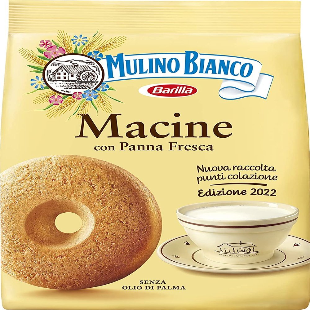 6X Mulino Bianco Macine Italian Biacuits Cookies 800g