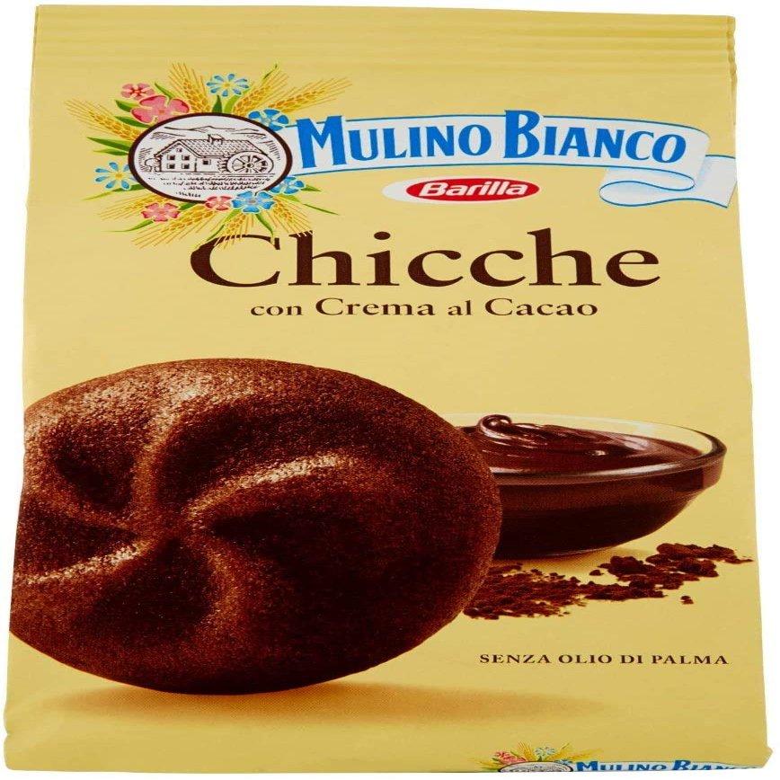 12x Mulino Bianco Chocolate Biscuits Cookies Snack 200 g