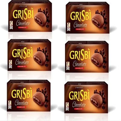6x Vicenzi Grisbi Italian Chocolate Biscuits Cookies 150gr