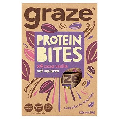Graze Cocoa And Vanilla Bar 4 X 30G