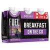 Fuel10k Chocolate Breakfast Milk Drink 3X330ml Multipack view 1