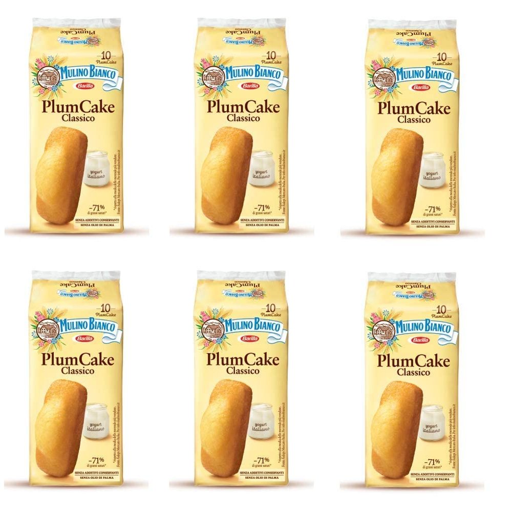 6x Mulino Bianco PlumCake with Yogurt (10x)