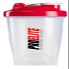 Proelite Proelite Protein Shaker Bottle 600ml Unisex Mixball (Red) (X 1 Units) view 3