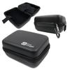 DURAGADGET Black Hard Shell EVA Box Case with Carabiner Clip & Twin Zips - Compatible with ThermoPro TP12 Meat Thermometer view 1