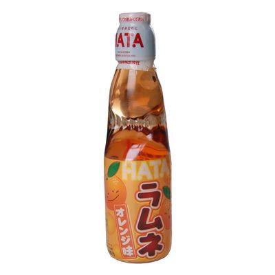 Hatakosen Ramune Soda - Orange Flavour 200ml (30 Bottles)