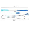 C-FUNN Water Bag Nylon Stainless Steel Cleaning Brush With Handle Clean Kit Tools view 2