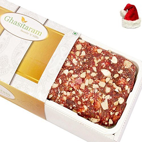 Ghasitaram Gifts Christmas Gifts Mithai Cake - Sugarfree Anjeer/Figs Cake