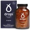 Dropi Icelandic Fish Oil - Extra Virgin Cod Liver Oil (EVCLO) - Natural Source of Vitamin A & D3 - Cold-Processed, Traceable & Pure from The Westfjords Pristine Atlantic Fishing Grounds (180 x 500mg) view 1