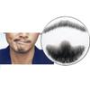 Remeehi Goatee Men's Beard Human Hair Lace Hand-Made Fake Facial Mustache Costume Pretend Zhong view 1
