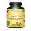 Vegavero Liver Support Supplements | with Artichoke, Chicory & Choline | Natural Cleanse Detox and Repair | NO Additives | 120 Vegan Capsules view 1