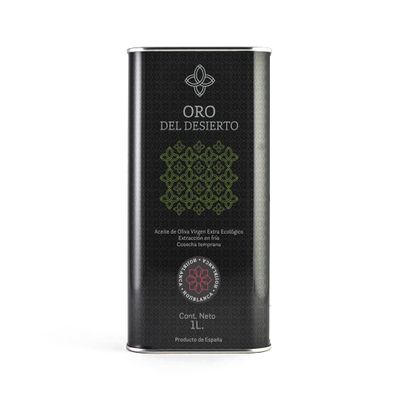 Oro del Desierto Extra Virgin Organic Olive Oil - Hojiblanca - 1litre Tin